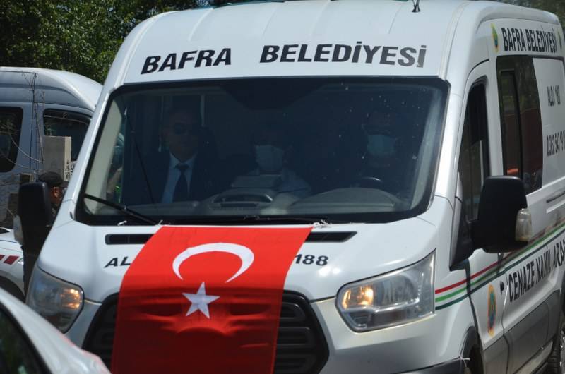 Bafra Şehidini Uğurladı 3