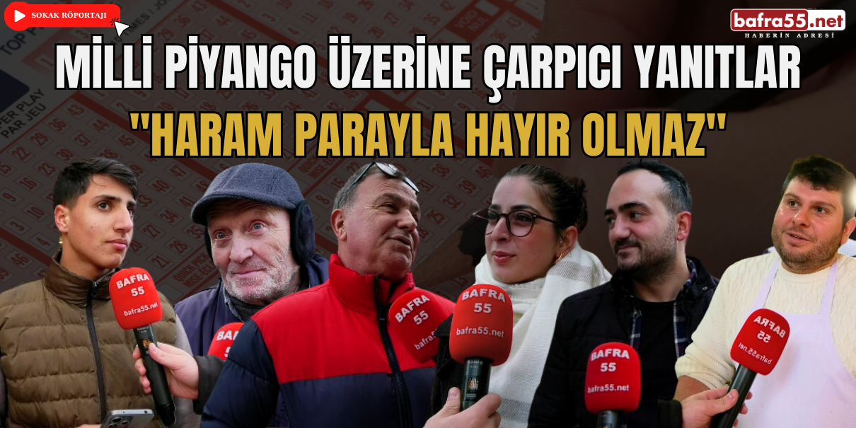 Milli Piyango Üzerine Çarpıcı Yanıtlar "Haram Parayla Hayır Olmaz"