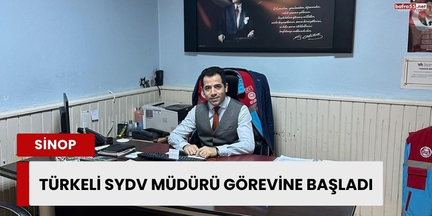 Enes Mehmet Dincel, Türkeli SYDV Müdürlüğü Görevine Başladı