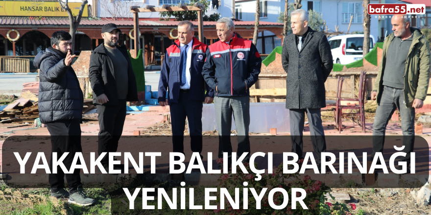 Yakakent Balıkçı Barınağı Yenileniyor