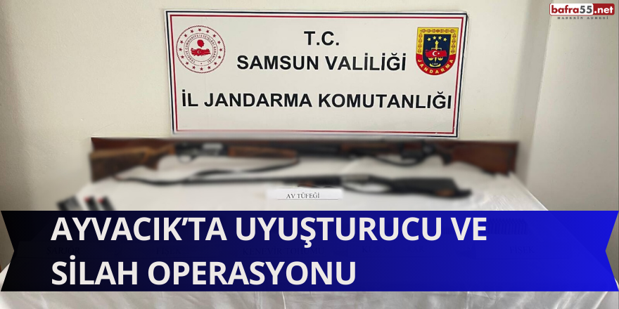 Ayvacık’ta Uyuşturucu ve Silah Operasyonu