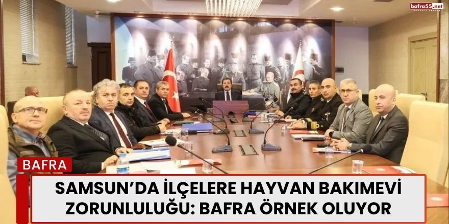 Samsun’da İlçelere Hayvan Bakımevi Zorunluluğu: Bafra Örnek Oluyor