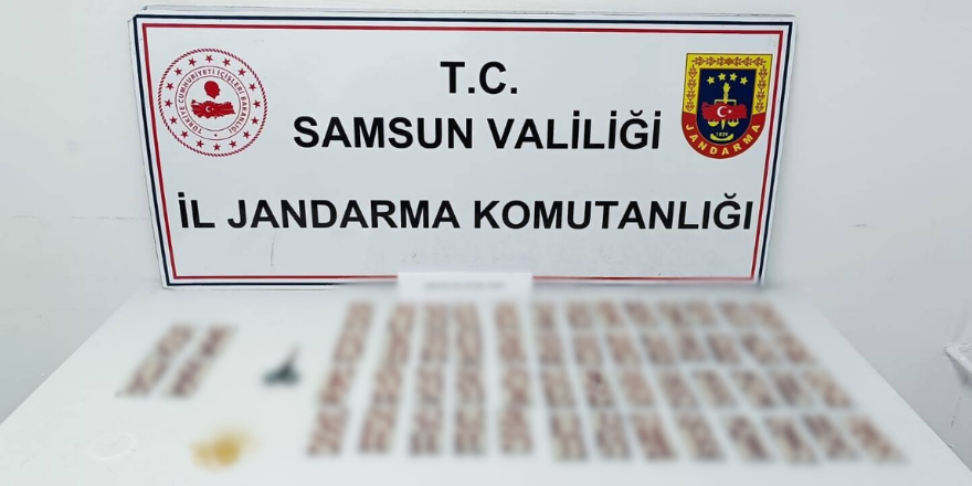 Samsun'da 784 Uyuşturucu Hapla 2 Kişi Gözaltına Alındı