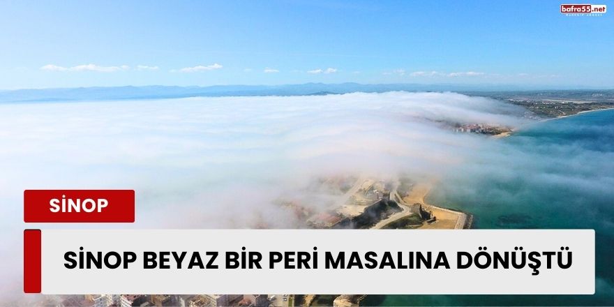 Sinop Beyaz Bir Peri Masalına Dönüştü