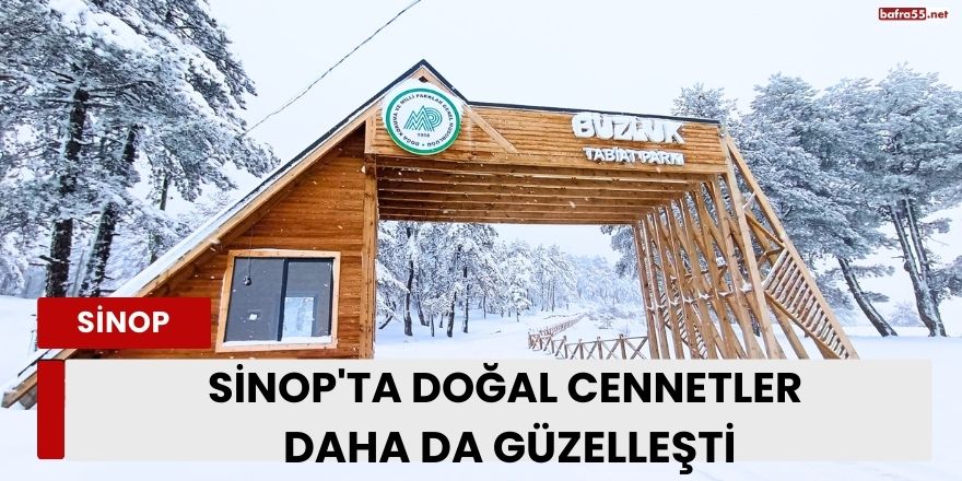 Sinop'ta Doğal Cennetler Daha da Güzelleşti