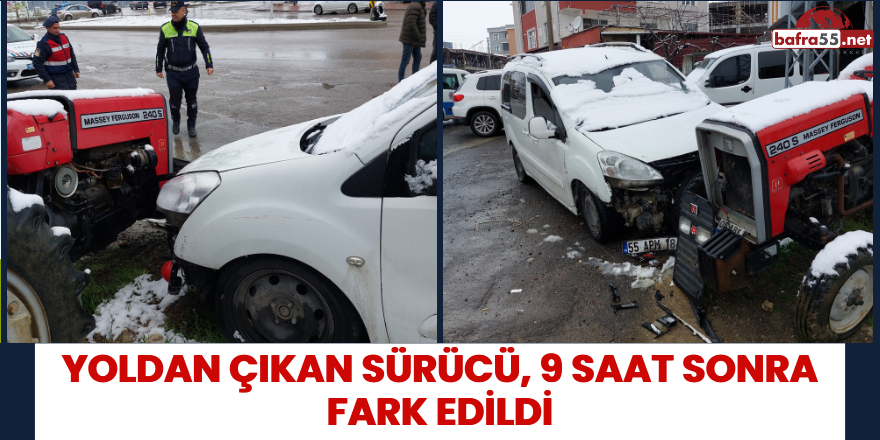 Yoldan Çıkan Sürücü, 9 Saat Sonra Fark Edildi