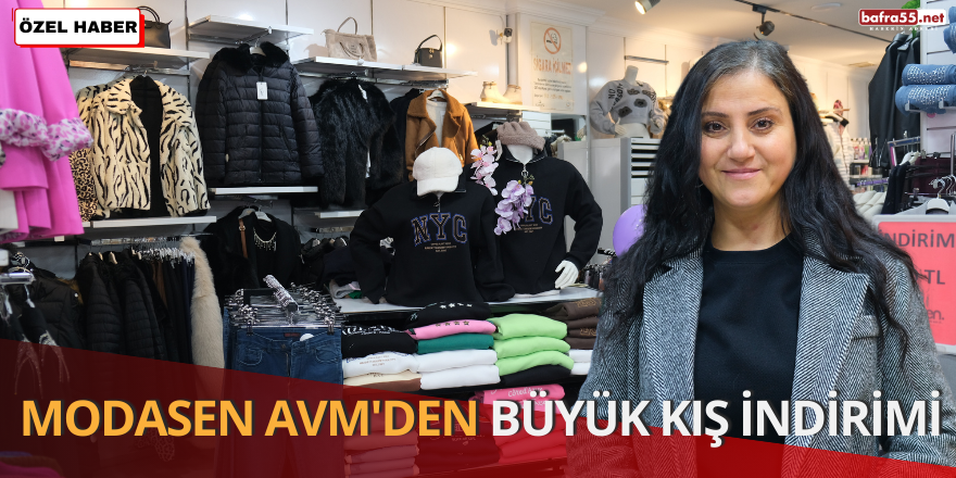 Modasen AVM'den Büyük Kış İndirimi