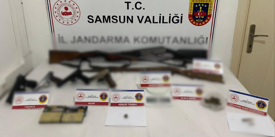 Samsun Salıpazarı’nda Uyuşturucu ve Silah Operasyonu: 2 Gözaltı