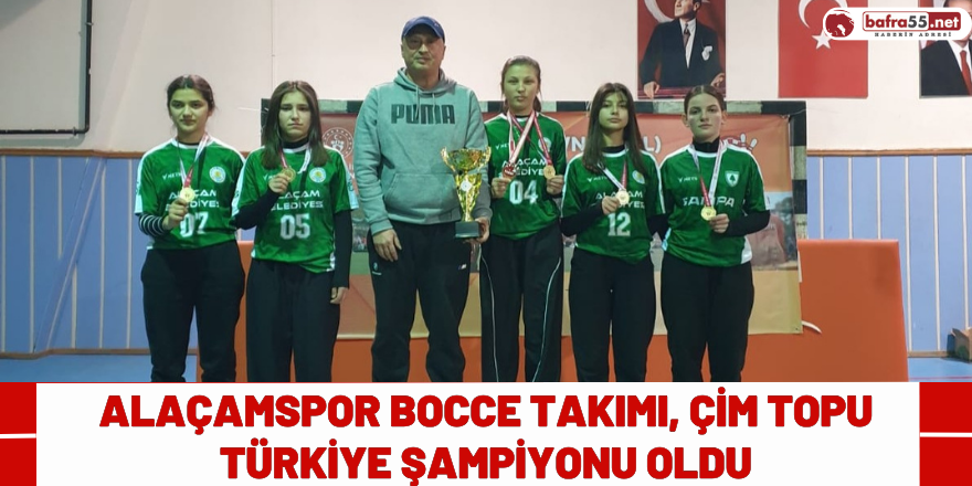 Alaçamspor Bocce Takımı, Çim Topu Türkiye Şampiyonu Oldu