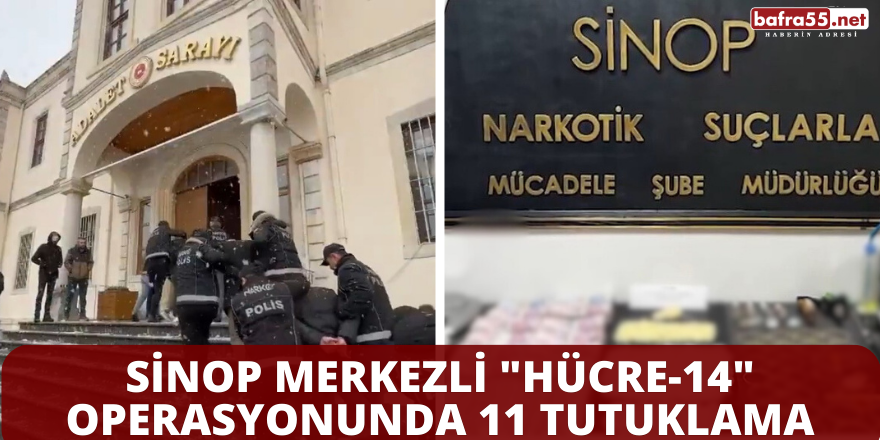 Sinop Merkezli "Hücre-14" Operasyonunda 11 Tutuklama