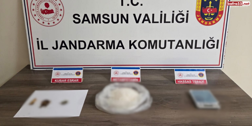 Samsun'da Jandarmadan Uyuşturucu Operasyonu: 2 Gözaltı