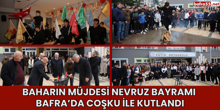 Baharın Müjdesi Nevruz Bayramı Bafra’da Coşku İle Kutlandı