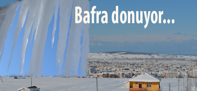 Bafra'da don uyarısı