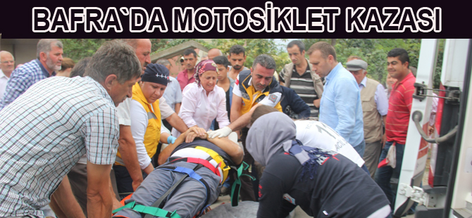 Motosiklet kazası: 1 yaralı