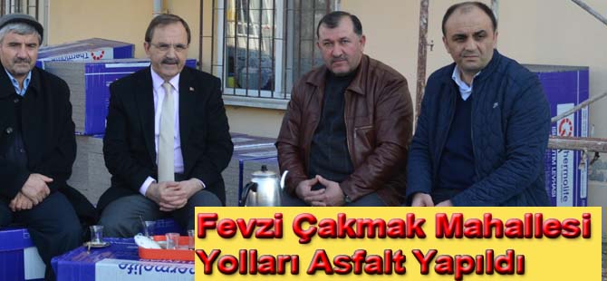 Fevzi Çakmak Mahallesi Asfalt Yola Kavuştu