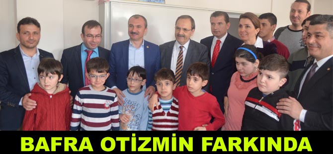 Bafra da önemli farkındalık :OTİZM