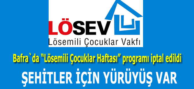 Program şehitler için iptal edildi