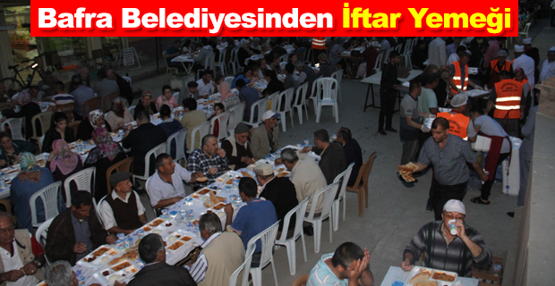 Bafra Belediyesinden İftar Yemeği