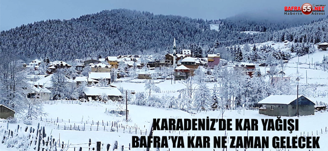 Karadeniz Beyaza Büründü