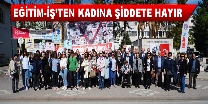 Eğitim-İş'ten 8 Mart Dünya kadınlar Gününde Eylem