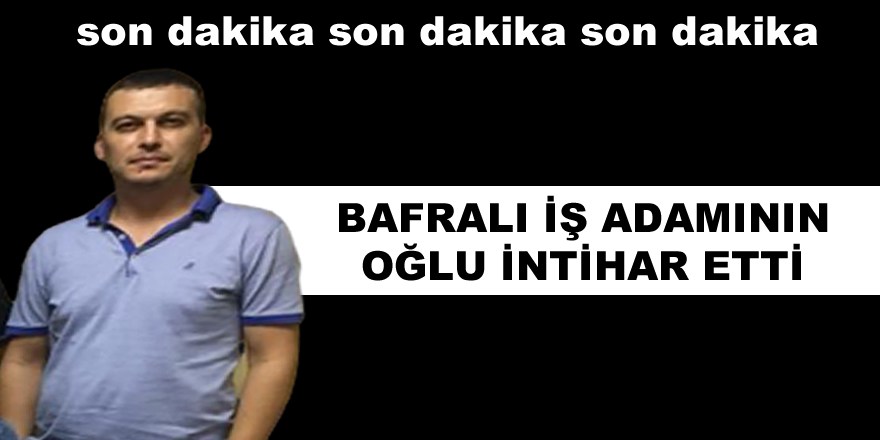 Bafra'da Şok İntihar