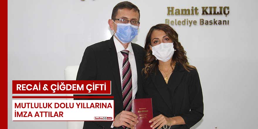 Recai&Çiğdem çifti, mutluluk dolu yıllarına imza attılar