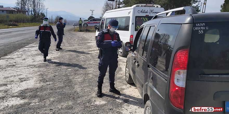 Çarşamba Jandarması'ndan HES kodu uygulaması