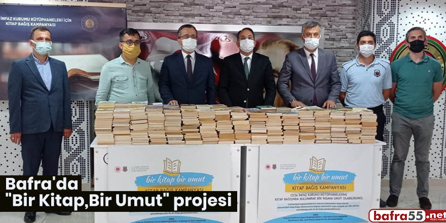 Bafra'da "Bir Kitap,Bir Umut" projesi