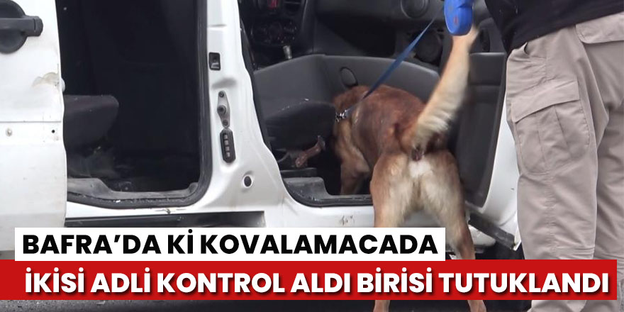 Bafra'da ki kovalamacada 2 adli kontrol 1 tutuklama