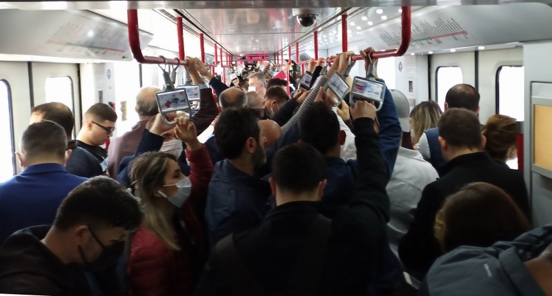 Samsun'da tramvaylar 4 ayda 7,5 milyon yolcu taşıdı