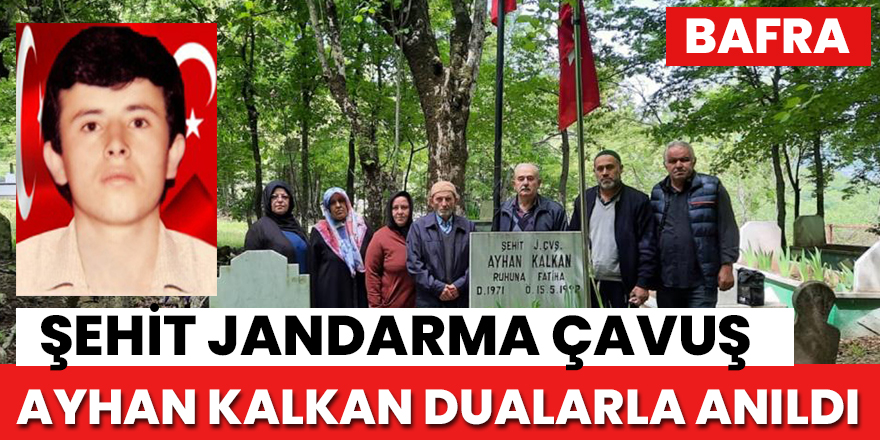 Şehit jandarma çavuş kabri başında dualarla anıldı