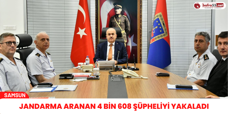 Jandarma aranan 4 bin 608 şüpheliyi yakaladı