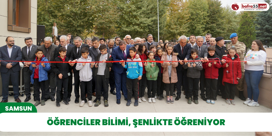 Öğrenciler bilimi, şenlikte öğreniyor