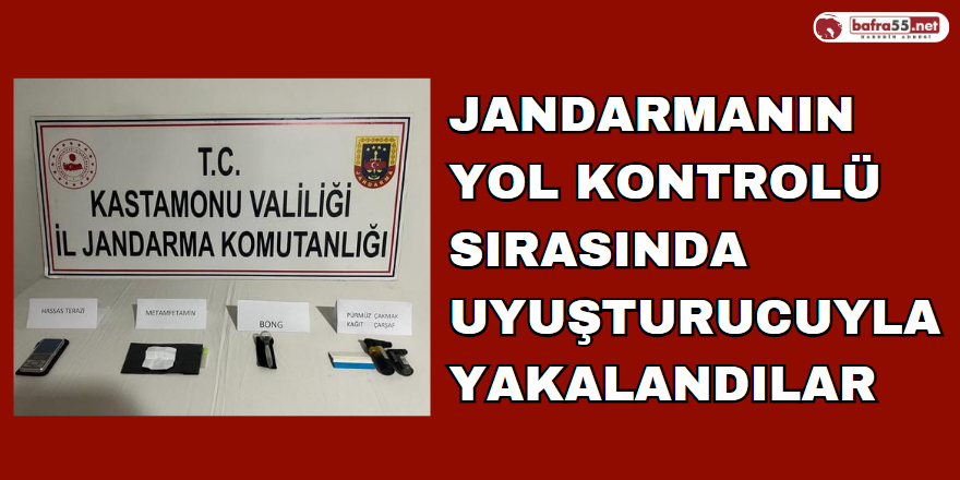 Yol Kontrolü Sırasında Uyuşturucuyla Yakalandılar