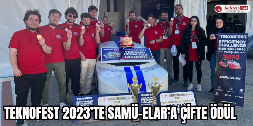 TEKNOFEST 2023’te SAMÜ-ELAR’a çifte ödül