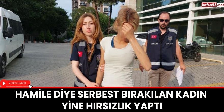 Hamile Diye Serbest Bırakılan Kadın Yine Hırsızlık Yaptı