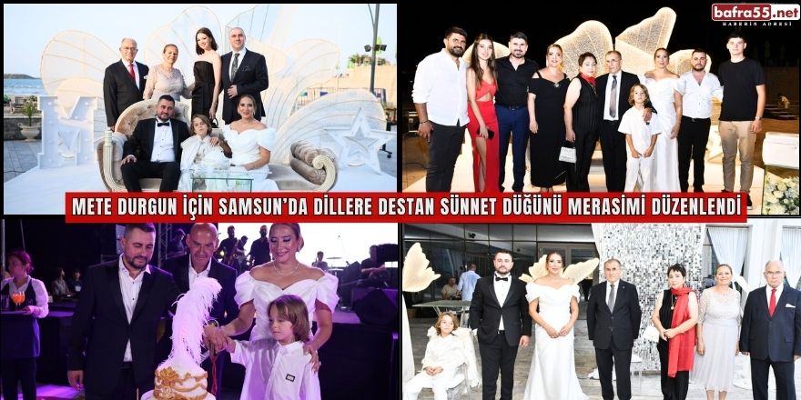 Mete Durgun İçin Samsun’da Dillere Destan Sünnet Düğünü Merasimi Düzenlendi