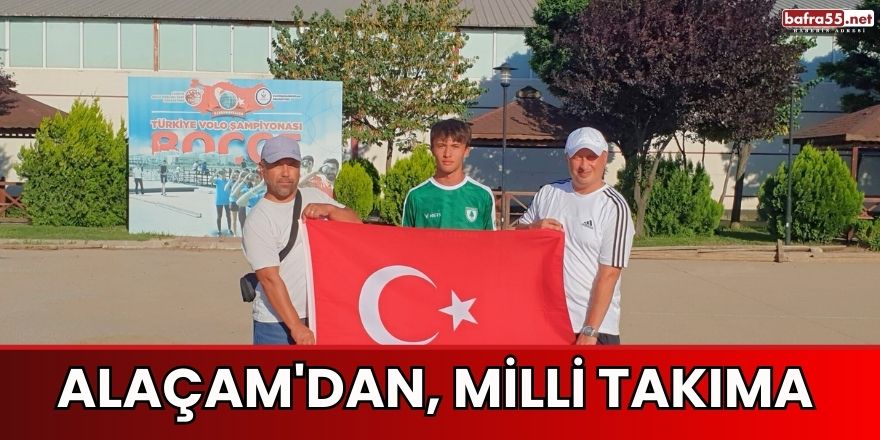 Alaçam'dan, milli takıma