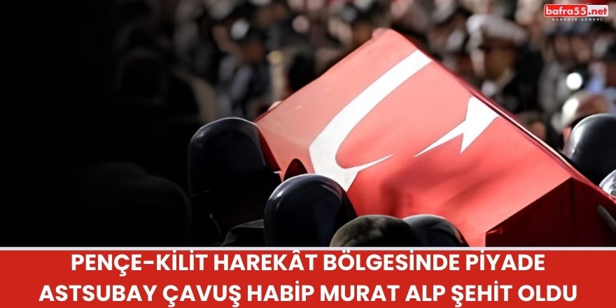 Pençe-Kilit Harekât Bölgesinde Piyade Astsubay Çavuş Habip Murat Alp Şehit Oldu