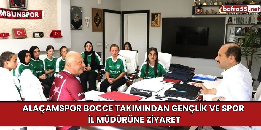 Alaçamspor Bocce Takımından Gençlik ve Spor İl Müdürüne Ziyaret