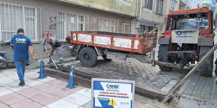 Canik Belediyesi Sağanak Yağışa Karşı Hazır