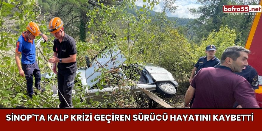 Sinop'ta Kalp Krizi Geçiren Sürücü Hayatını Kaybetti