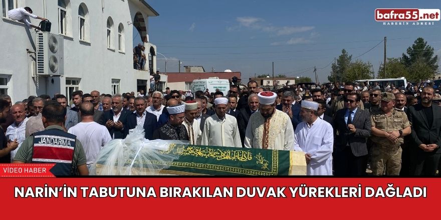 Narin’in tabutuna bırakılan duvak yürekleri dağladı