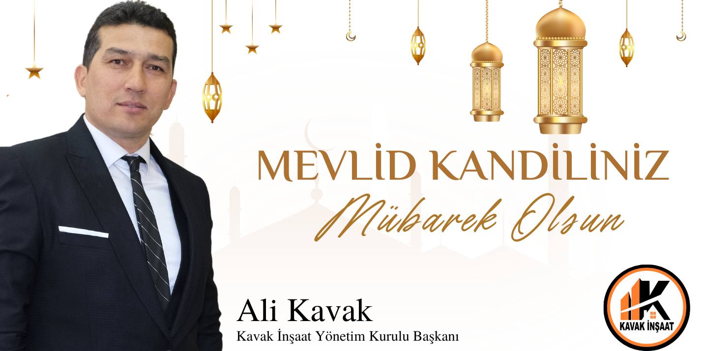 Ali Kavak Mevlid Kandili Dolayısıyla Mesaj Yayımladı