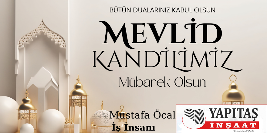 Mustafa Öcal'ın Mevlid Kandili Mesajı