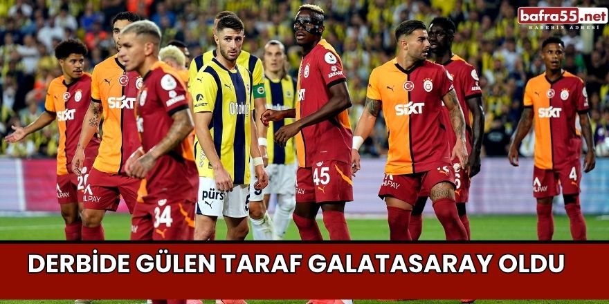 Derbide Gülen Taraf Galatasaray Oldu