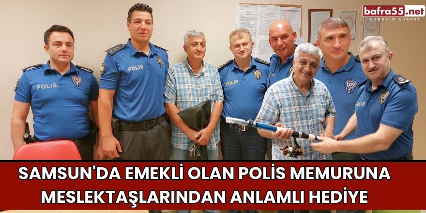 Samsun Adliyesi'nde Görevli Polis Memuru Ali İhsan Bayramoğlu Emekli Oldu