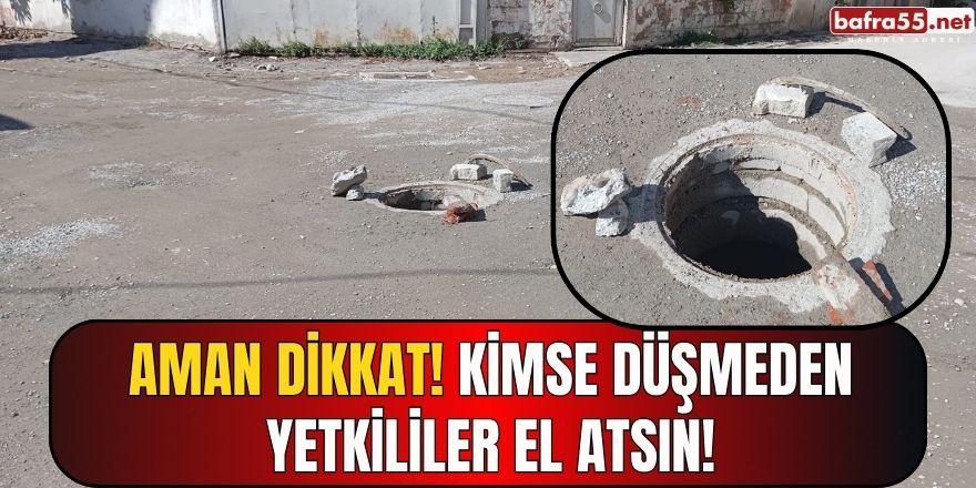 Gazipaşa'da Tehlike Saçan Logar: Kimse Düşmeden Önlem Alınsın!