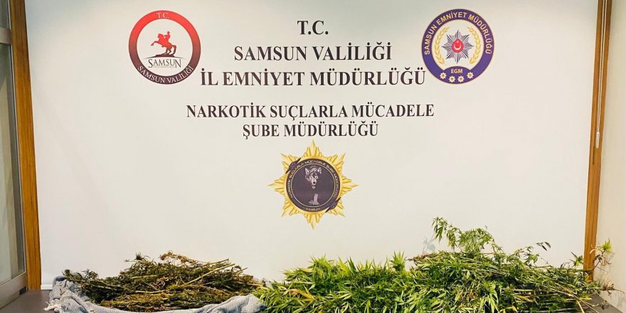 Samsun'da uyuşturucu operasyonu