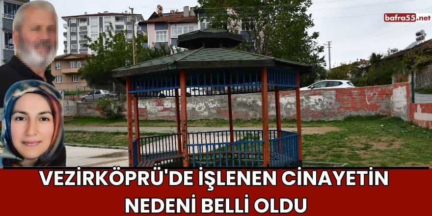 Vezirköprü'de işlenen Cinayetin Nedeni Belli Oldu